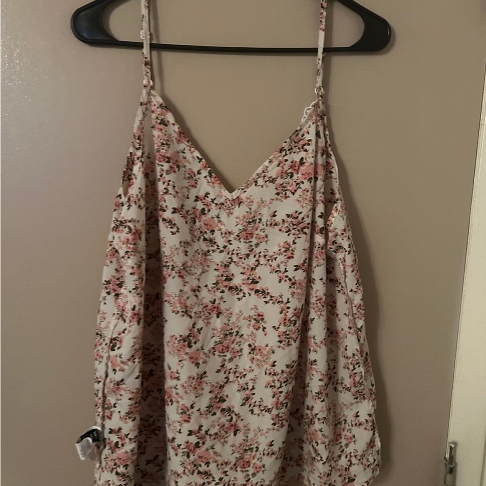 SHEIN Pink Floral Camisole Top